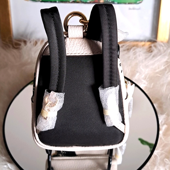 💖HOST PICK 💖Coach NWTs Mini Court Backpack Bag Charm With Floral Print - Picture 4 of 5
